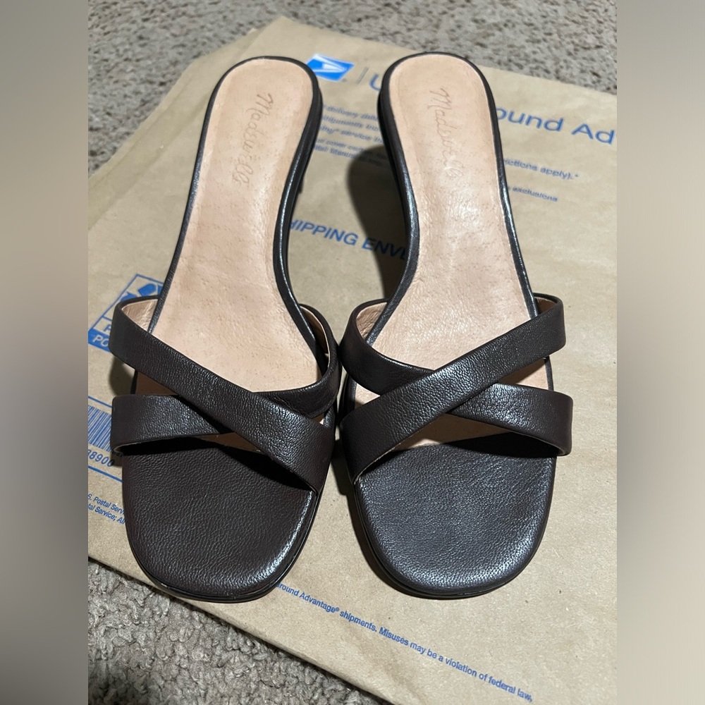 Madewell Brown Leather Women's Heels